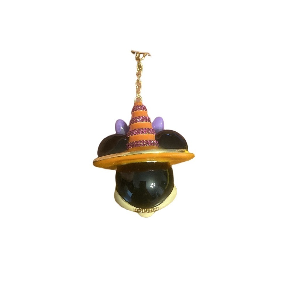 Disney BaubleBar Witch Minnie Mouse Halloween Bag Charm Keychain NIB - Picture 2 of 4